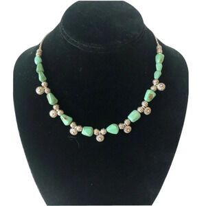 Brighton Southwest Silver Turquoise Necklace